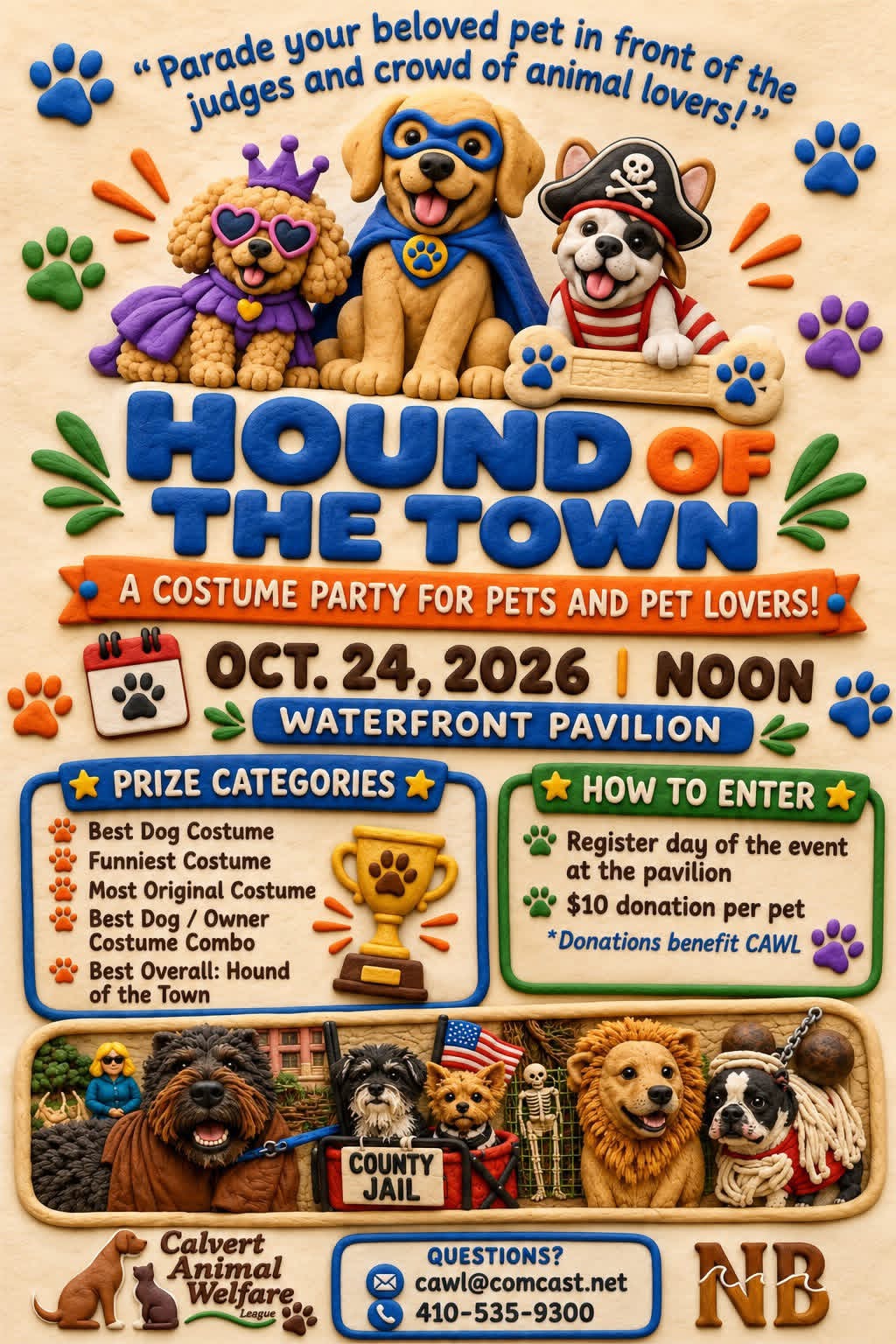Hound of the Town Event Flyer